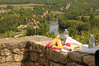 Lunch in St Cirq LaPopie